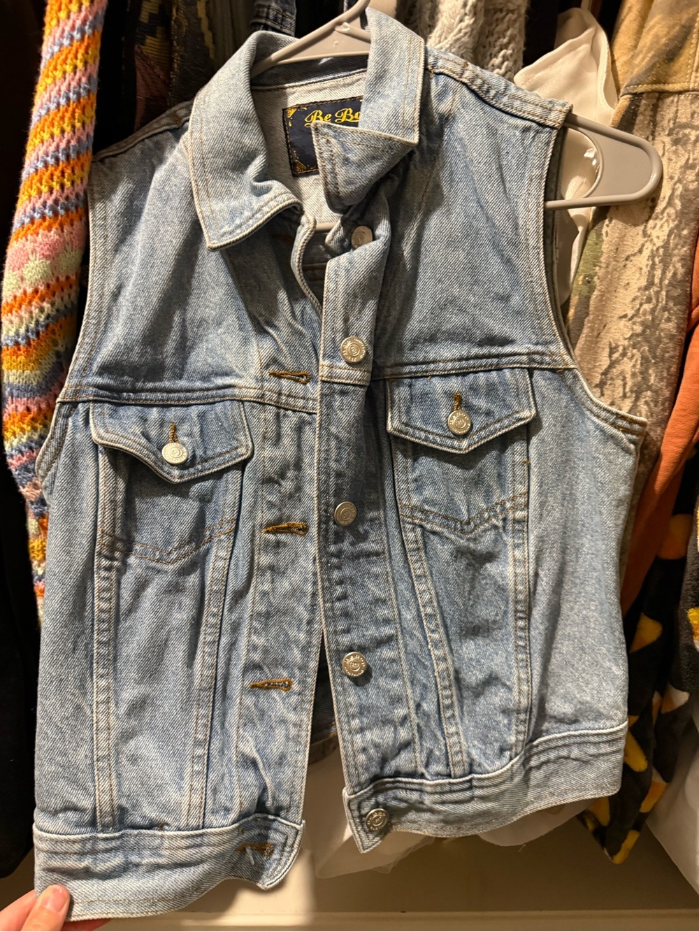BeBop Light Blue vintage Denim Vest